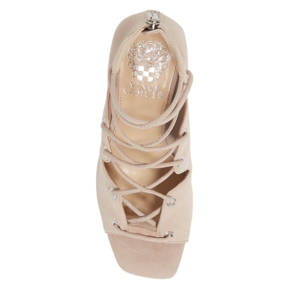 Vince Camuto Nahara Beige Heeled Sandals Size 7.5 - Picture 9 of 16